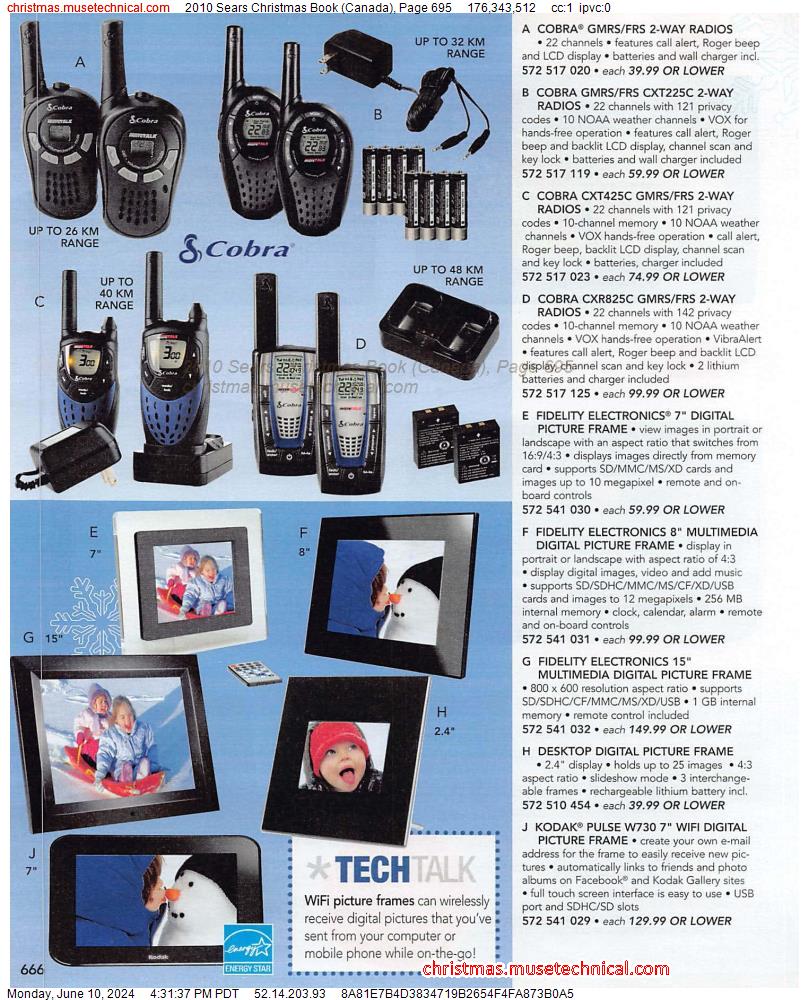 2010 Sears Christmas Book (Canada), Page 695