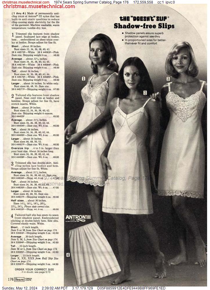 1974 Sears Spring Summer Catalog, Page 176