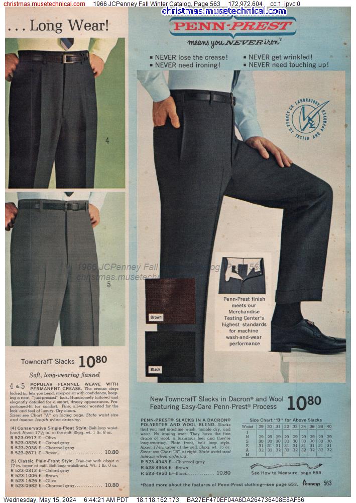 1966 JCPenney Fall Winter Catalog, Page 563