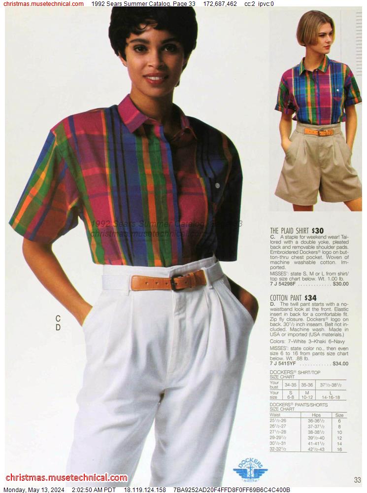 1992 Sears Summer Catalog, Page 33