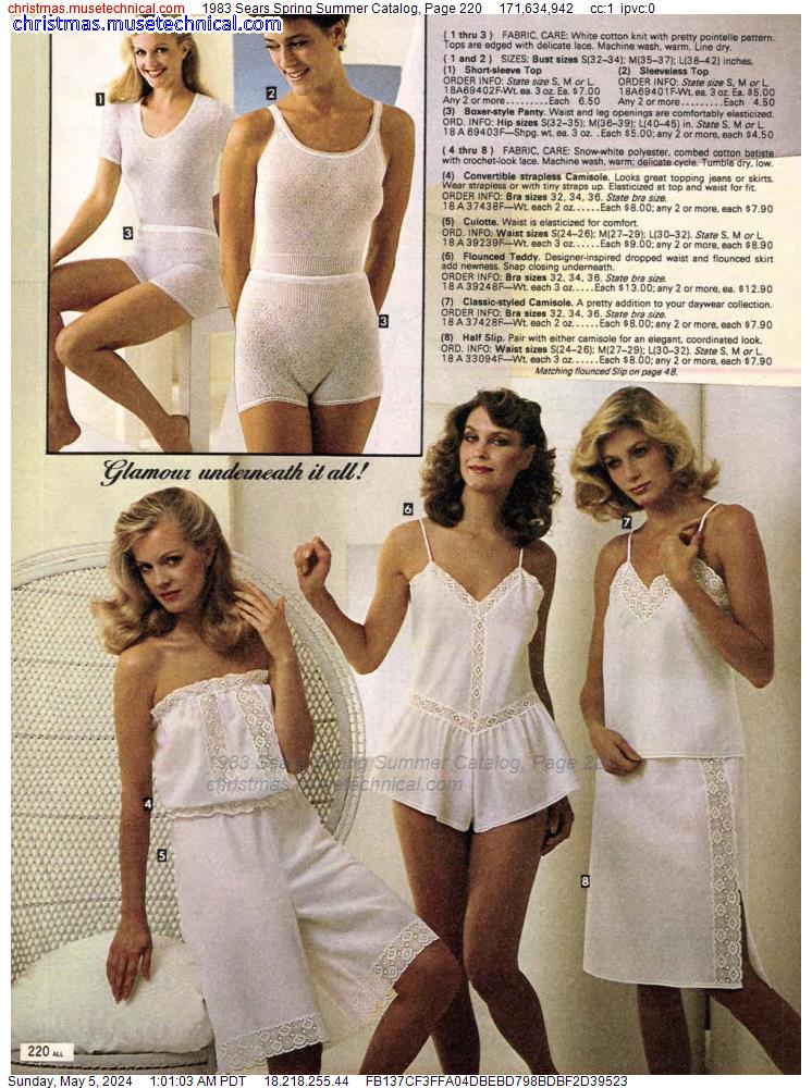 1983 Sears Spring Summer Catalog, Page 220