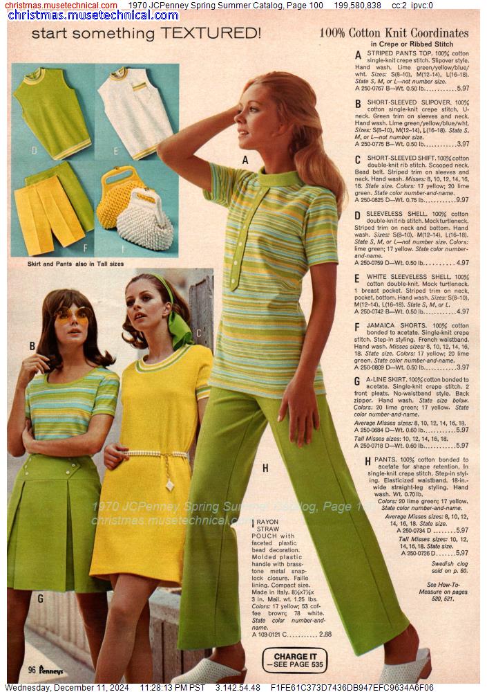 1970 JCPenney Spring Summer Catalog, Page 100