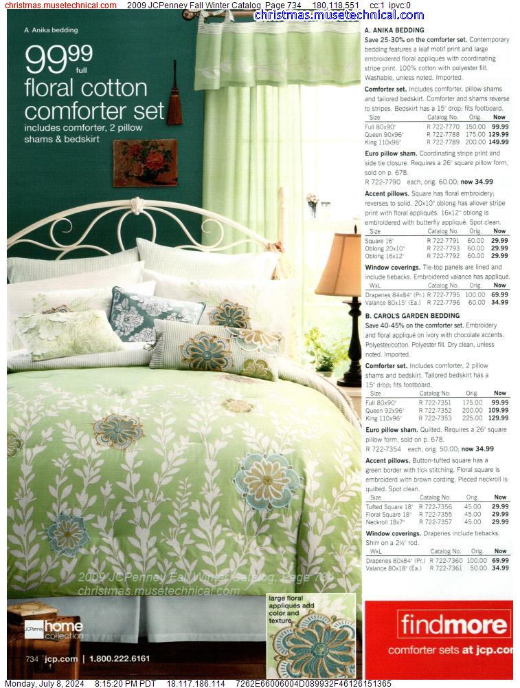 2009 JCPenney Fall Winter Catalog, Page 734