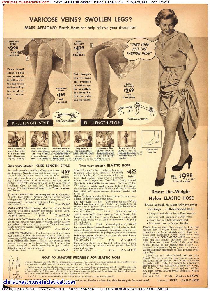 1952 Sears Fall Winter Catalog, Page 1045