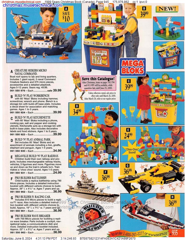 1999 Sears Christmas Book (Canada), Page 945