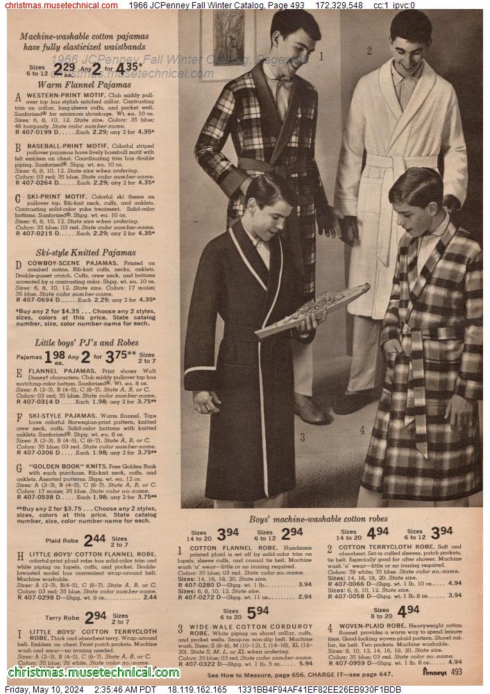 1966 JCPenney Fall Winter Catalog, Page 493