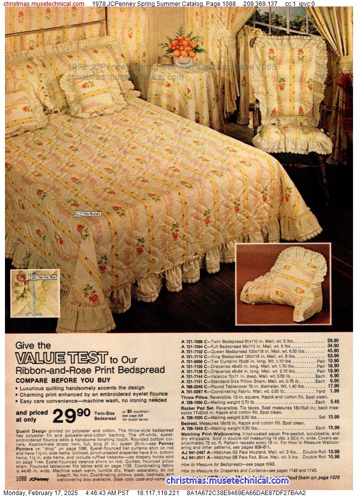 1978 JCPenney Spring Summer Catalog, Page 1088