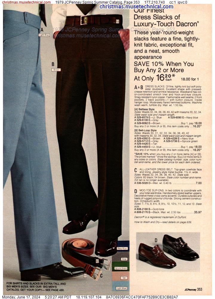1979 JCPenney Spring Summer Catalog, Page 353