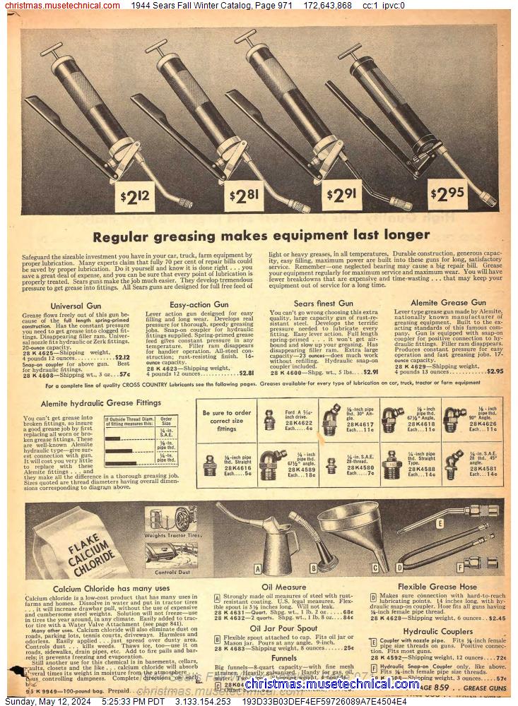 1944 Sears Fall Winter Catalog, Page 971