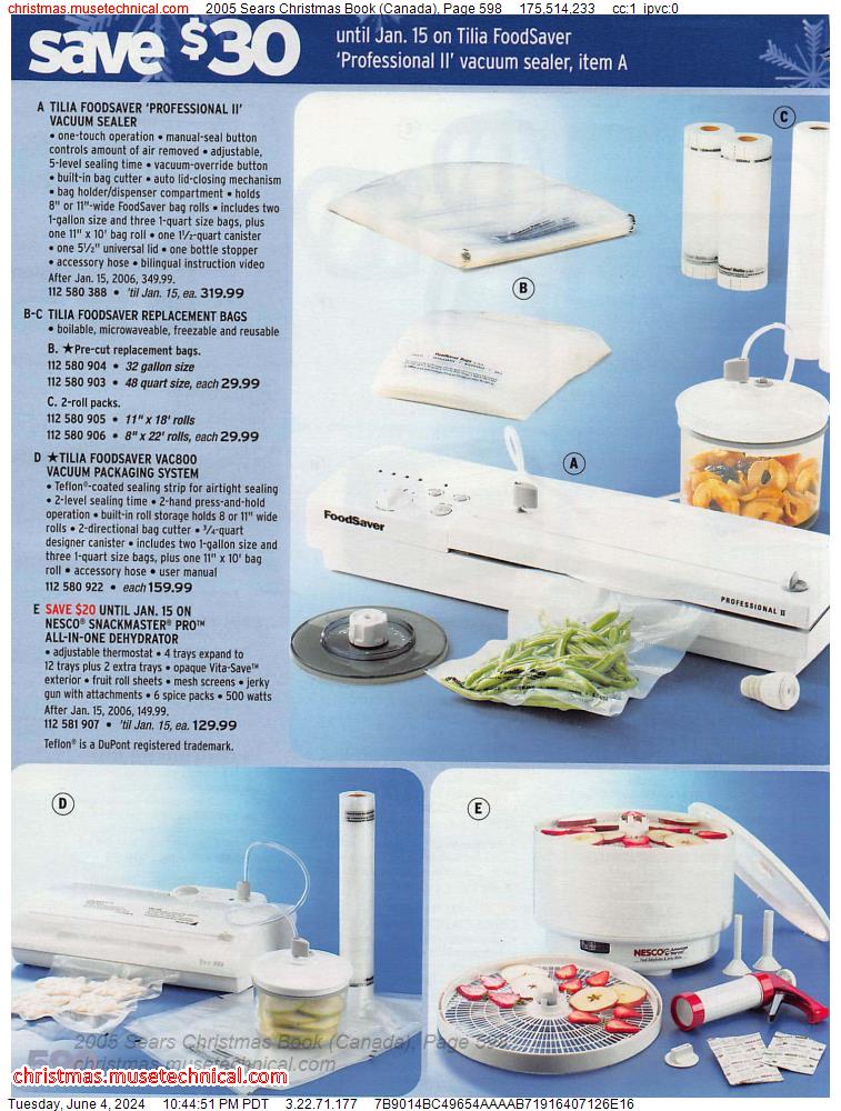 2005 Sears Christmas Book (Canada), Page 598