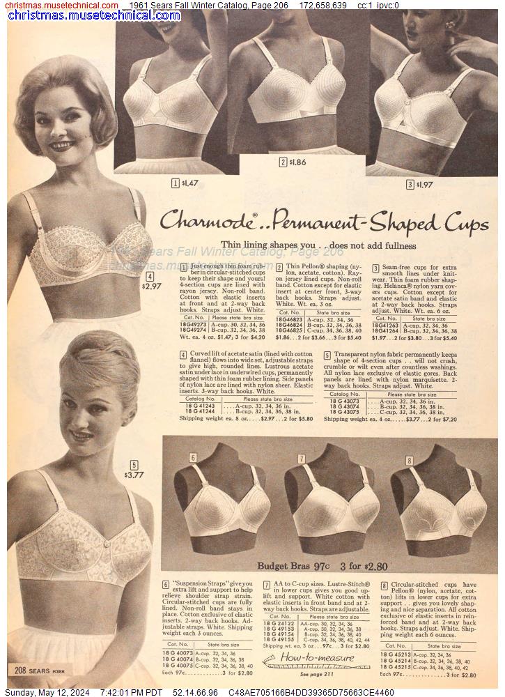 1961 Sears Fall Winter Catalog, Page 206
