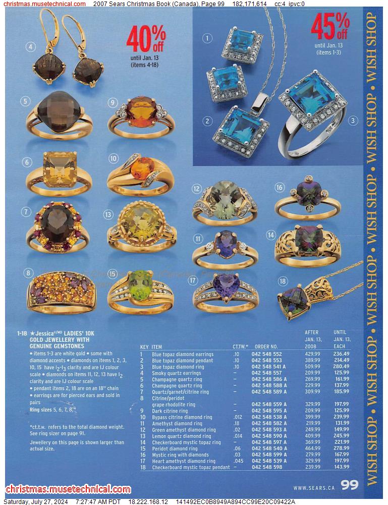 2007 Sears Christmas Book (Canada), Page 99