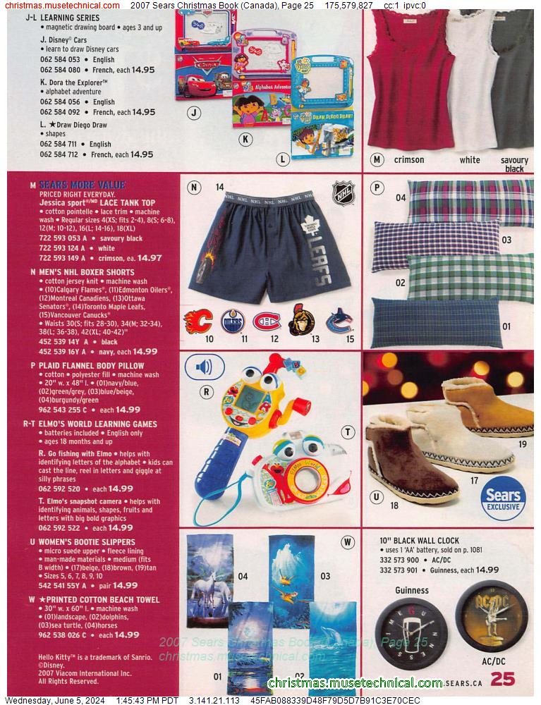 2007 Sears Christmas Book (Canada), Page 25