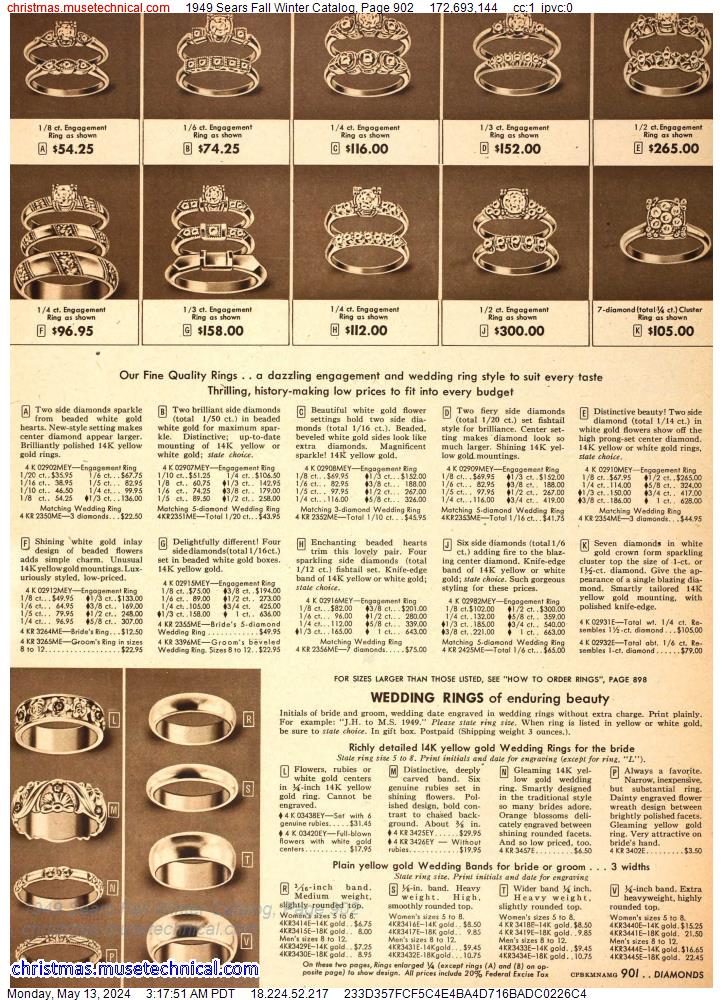 1949 Sears Fall Winter Catalog, Page 902