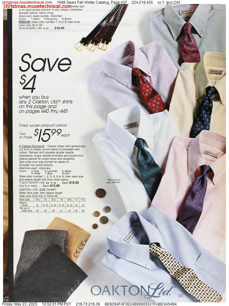 1988 Sears Fall Winter Catalog, Page 437