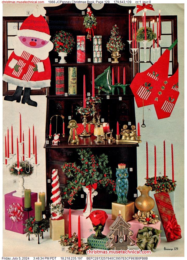 1966 JCPenney Christmas Book, Page 129