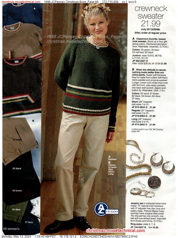 1998 JCPenney Christmas Book, Page 68