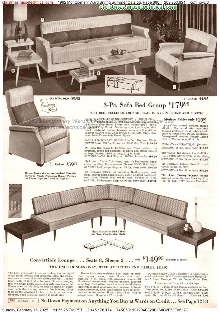 1962 Montgomery Ward Spring Summer Catalog, Page 680