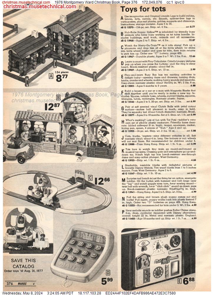 1976 Montgomery Ward Christmas Book, Page 376