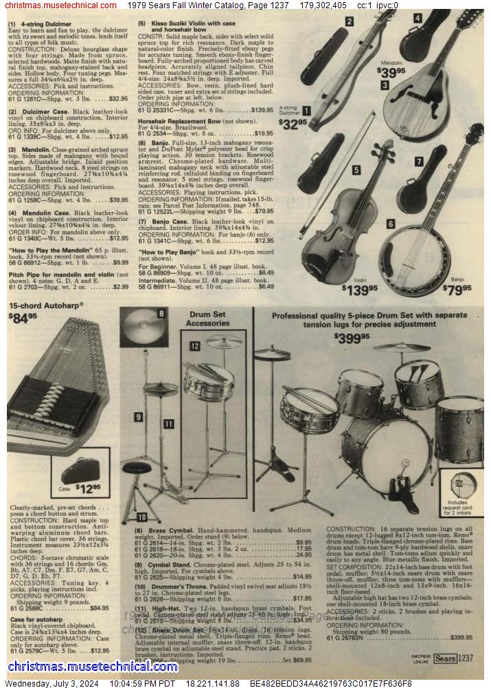 1979 Sears Fall Winter Catalog, Page 1237