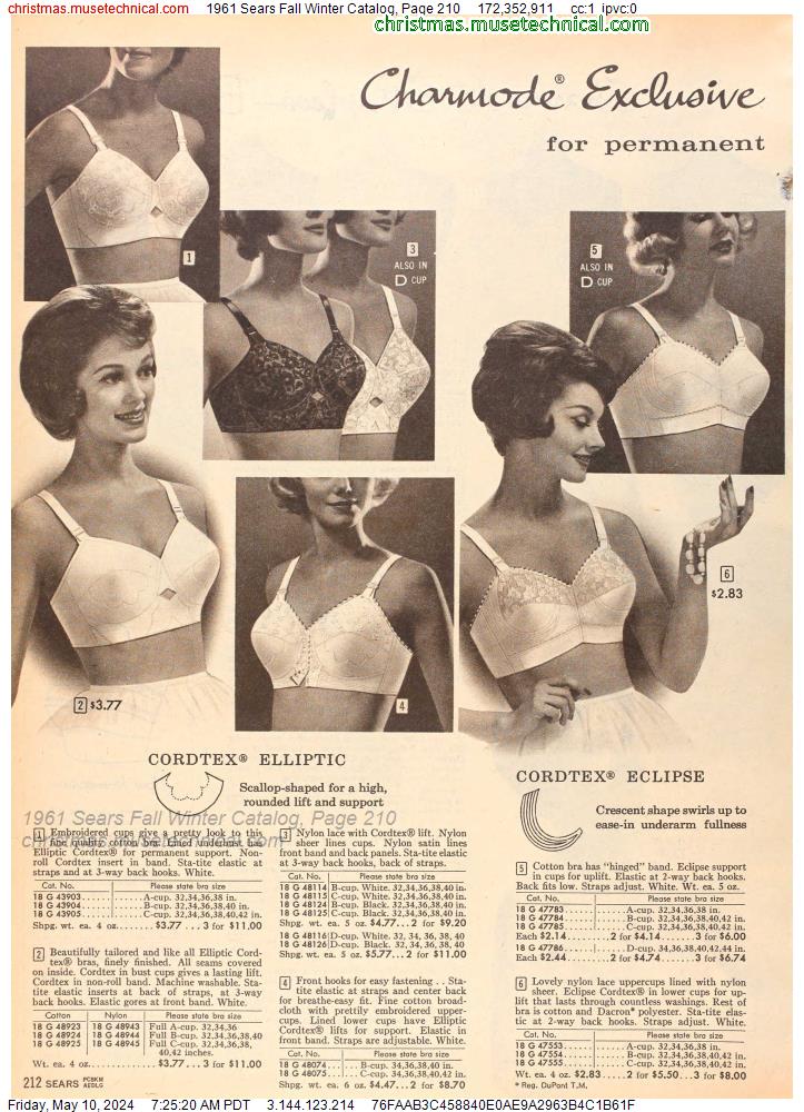 1961 Sears Fall Winter Catalog, Page 210