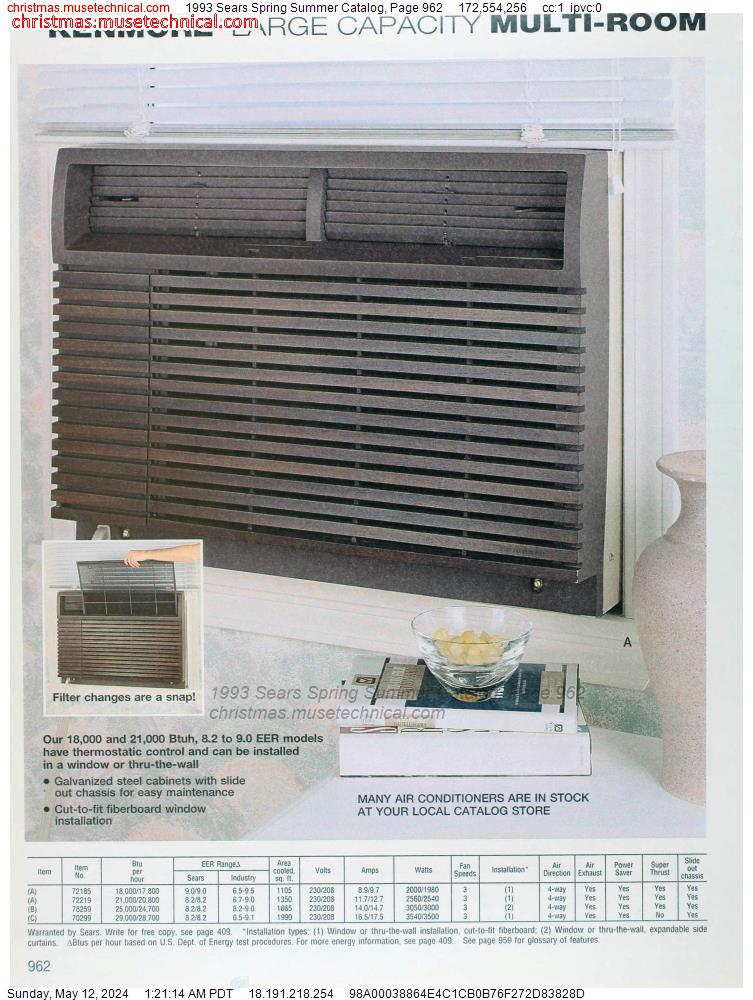 1993 Sears Spring Summer Catalog, Page 962