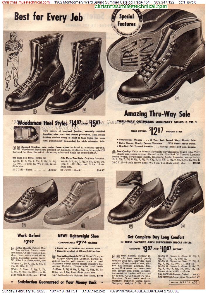 1962 Montgomery Ward Spring Summer Catalog, Page 451