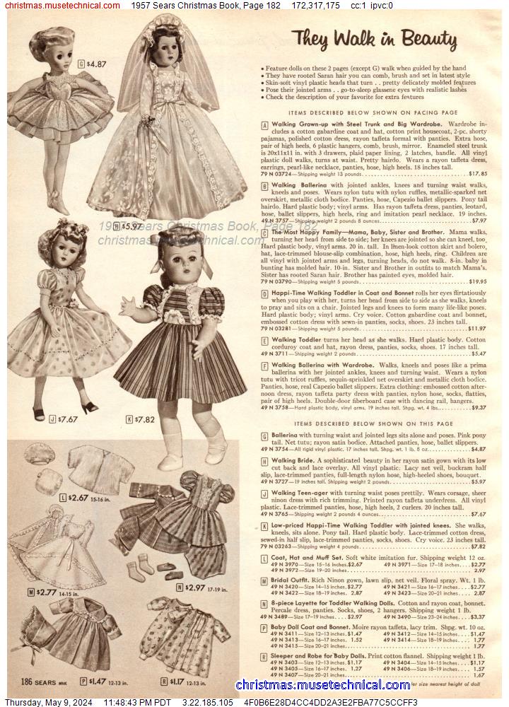 1957 Sears Christmas Book, Page 182