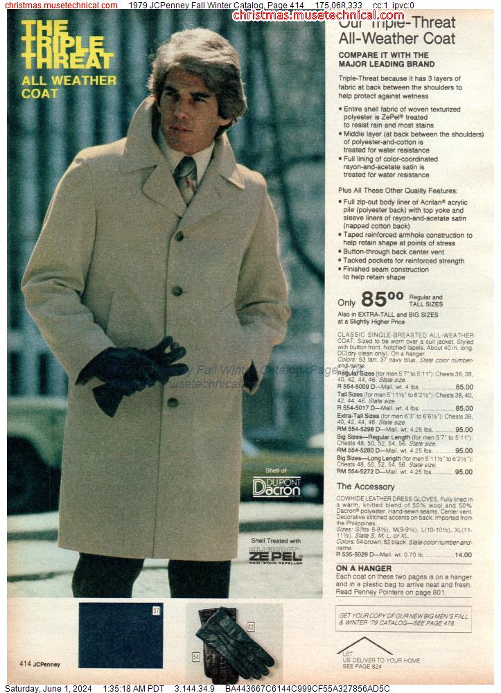 1979 JCPenney Fall Winter Catalog, Page 414