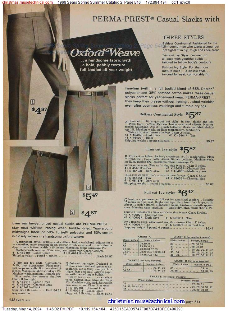 1968 Sears Spring Summer Catalog 2, Page 546