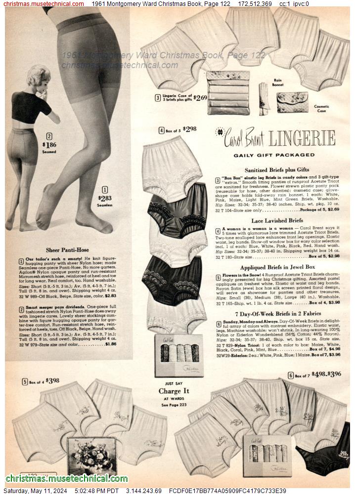 1961 Montgomery Ward Christmas Book, Page 122