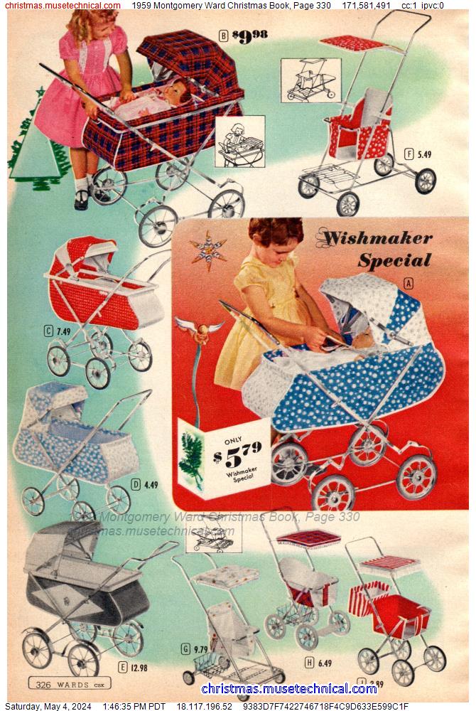 1959 Montgomery Ward Christmas Book, Page 330