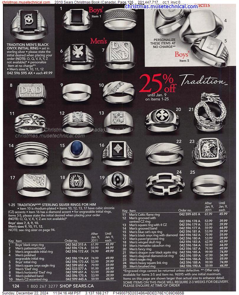 2010 Sears Christmas Book (Canada), Page 126