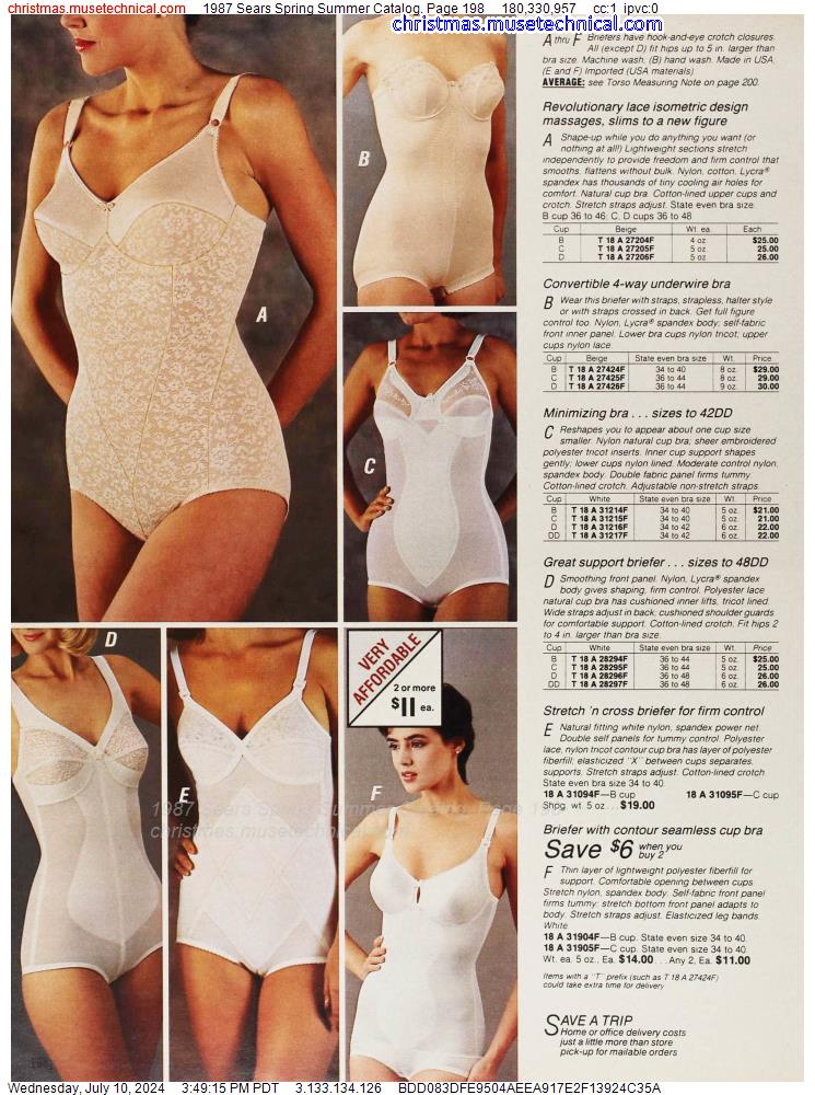 1987 Sears Spring Summer Catalog, Page 198