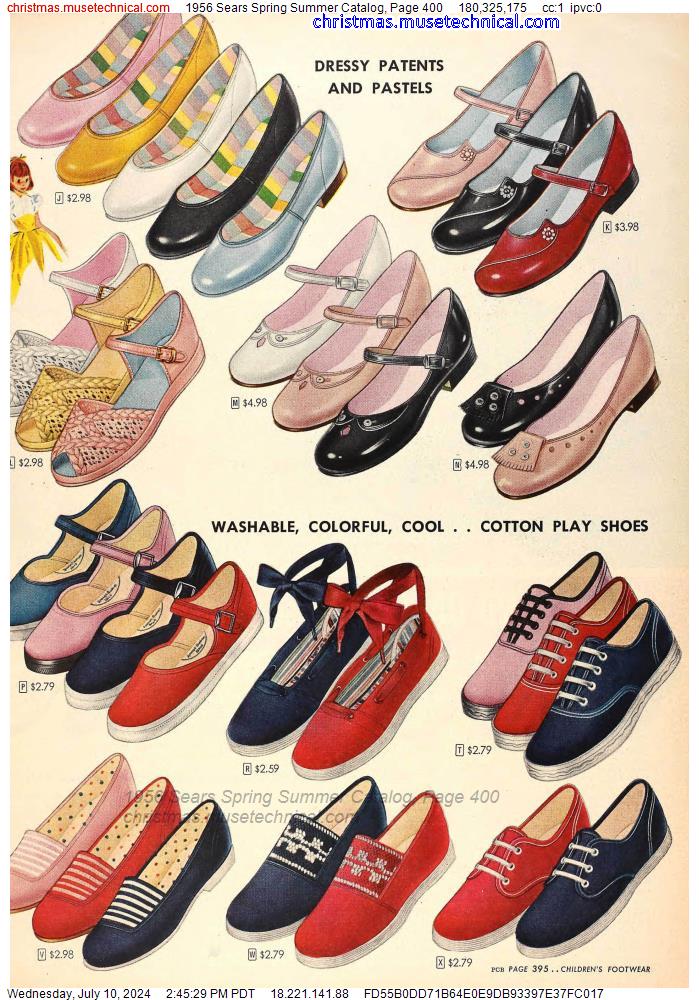 1956 Sears Spring Summer Catalog, Page 400