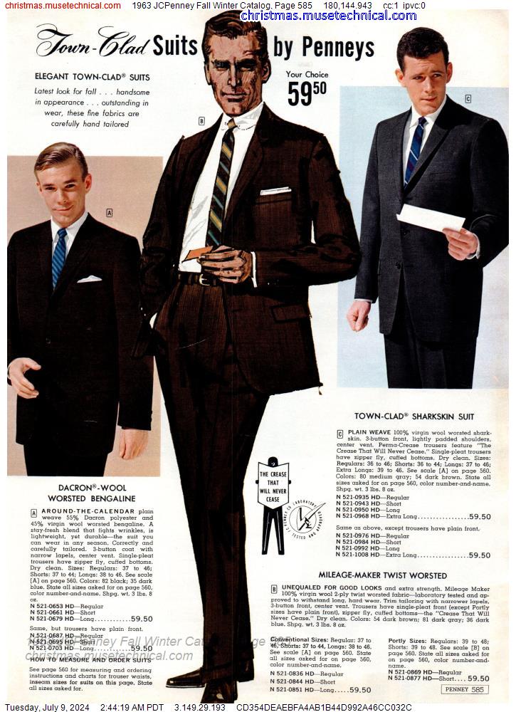 1963 JCPenney Fall Winter Catalog, Page 585