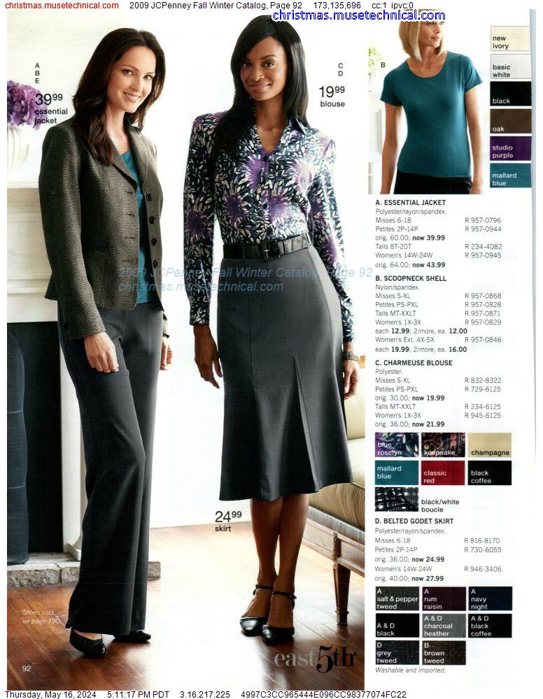 2009 JCPenney Fall Winter Catalog, Page 92