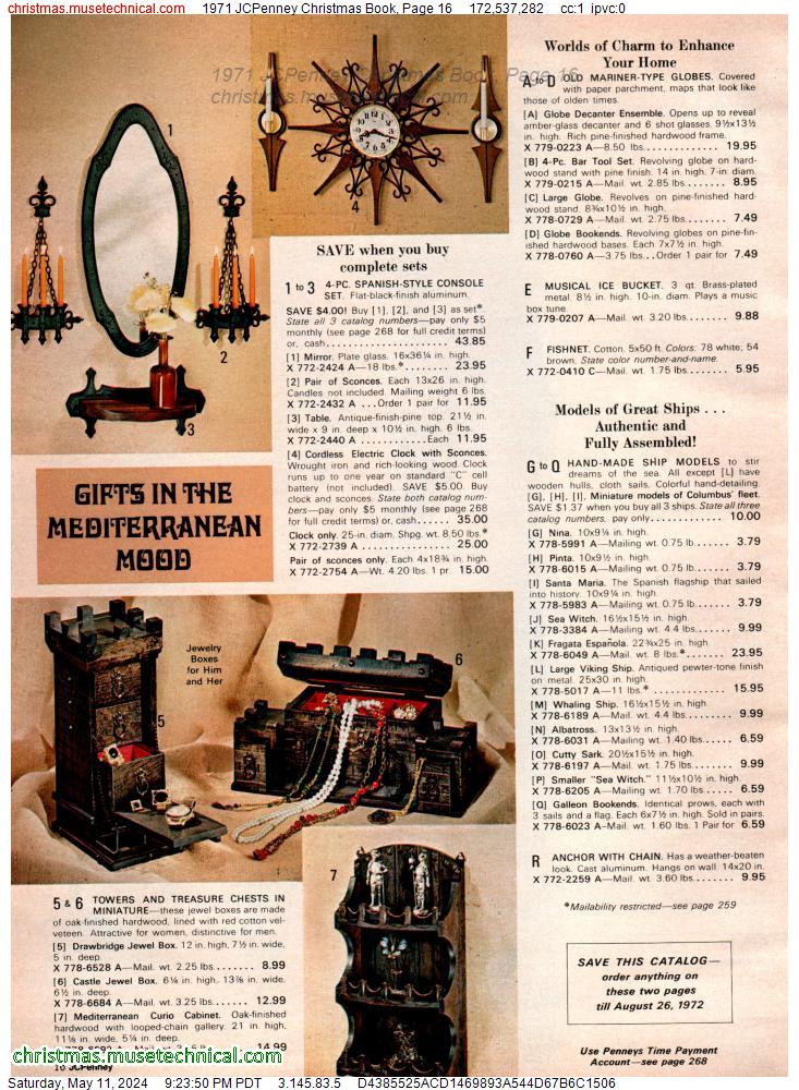 1971 JCPenney Christmas Book, Page 16