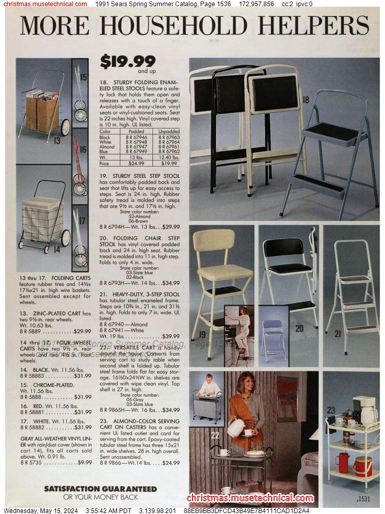 1991 Sears Spring Summer Catalog, Page 1536