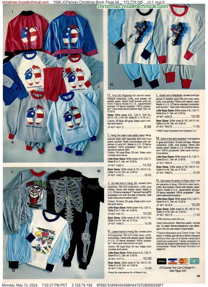 1986 JCPenney Christmas Book, Page 49