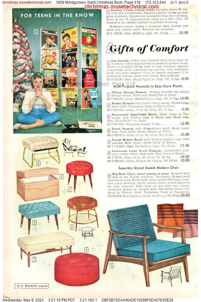 1959 Montgomery Ward Christmas Book, Page 518