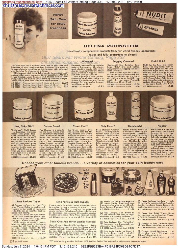 1957 Sears Fall Winter Catalog, Page 338