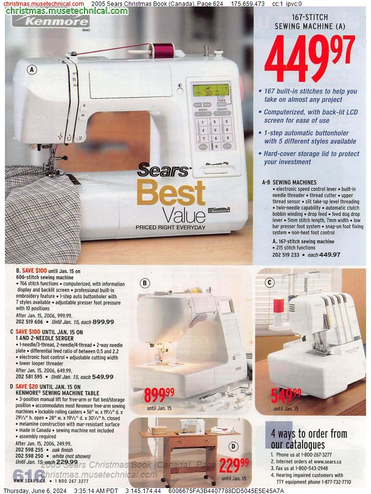 2005 Sears Christmas Book (Canada), Page 624
