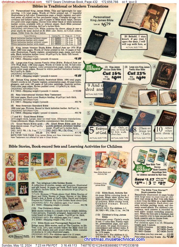 1977 Sears Christmas Book, Page 432