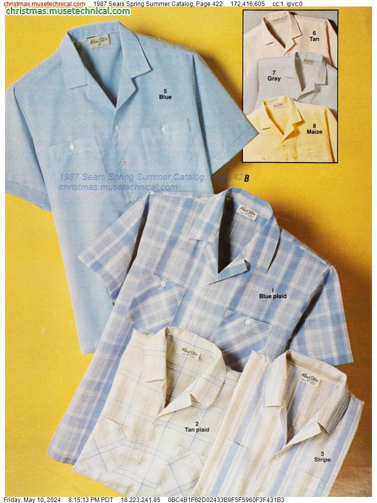 1987 Sears Spring Summer Catalog, Page 422