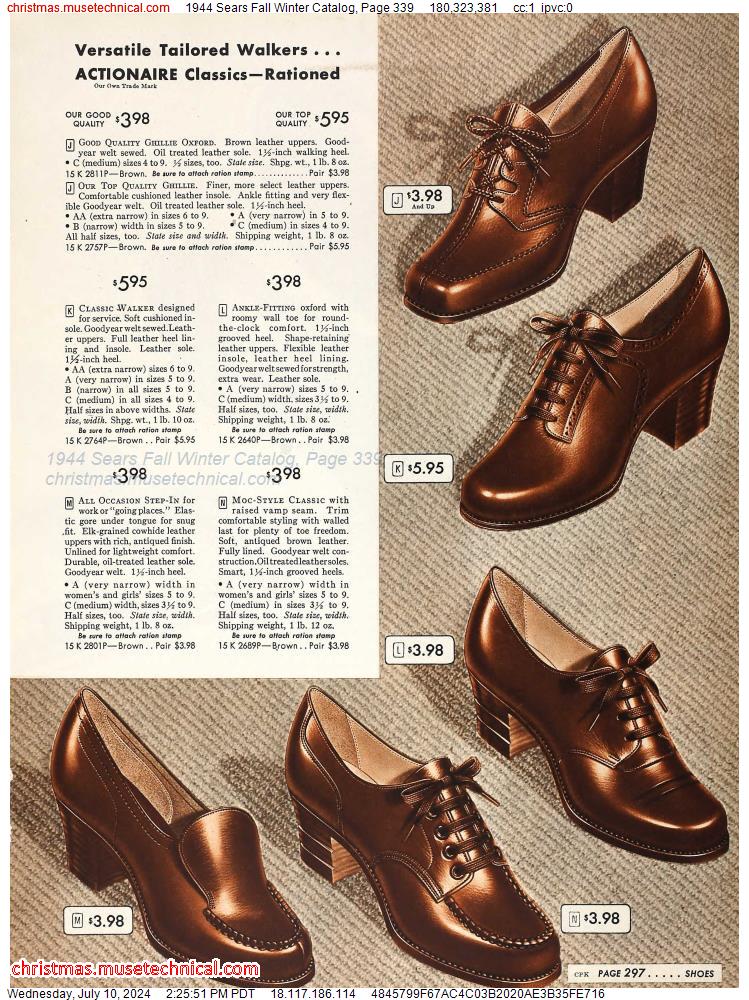 1944 Sears Fall Winter Catalog, Page 339