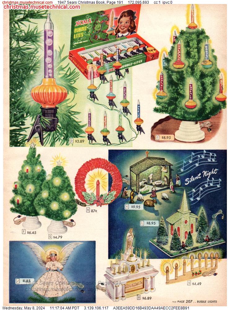 1947 Sears Christmas Book, Page 191