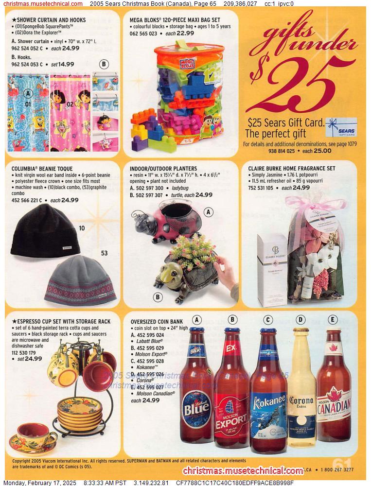 2005 Sears Christmas Book (Canada), Page 65