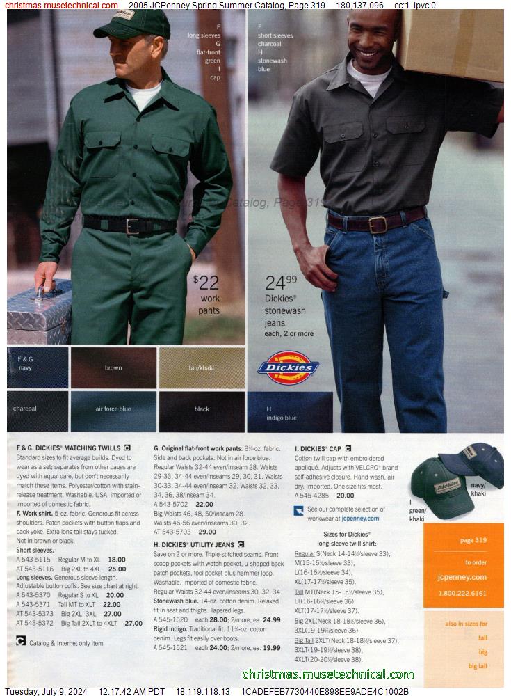 2005 JCPenney Spring Summer Catalog, Page 319