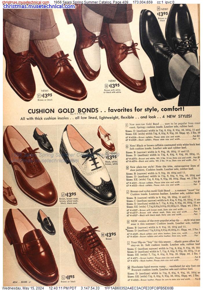 1956 Sears Spring Summer Catalog, Page 409